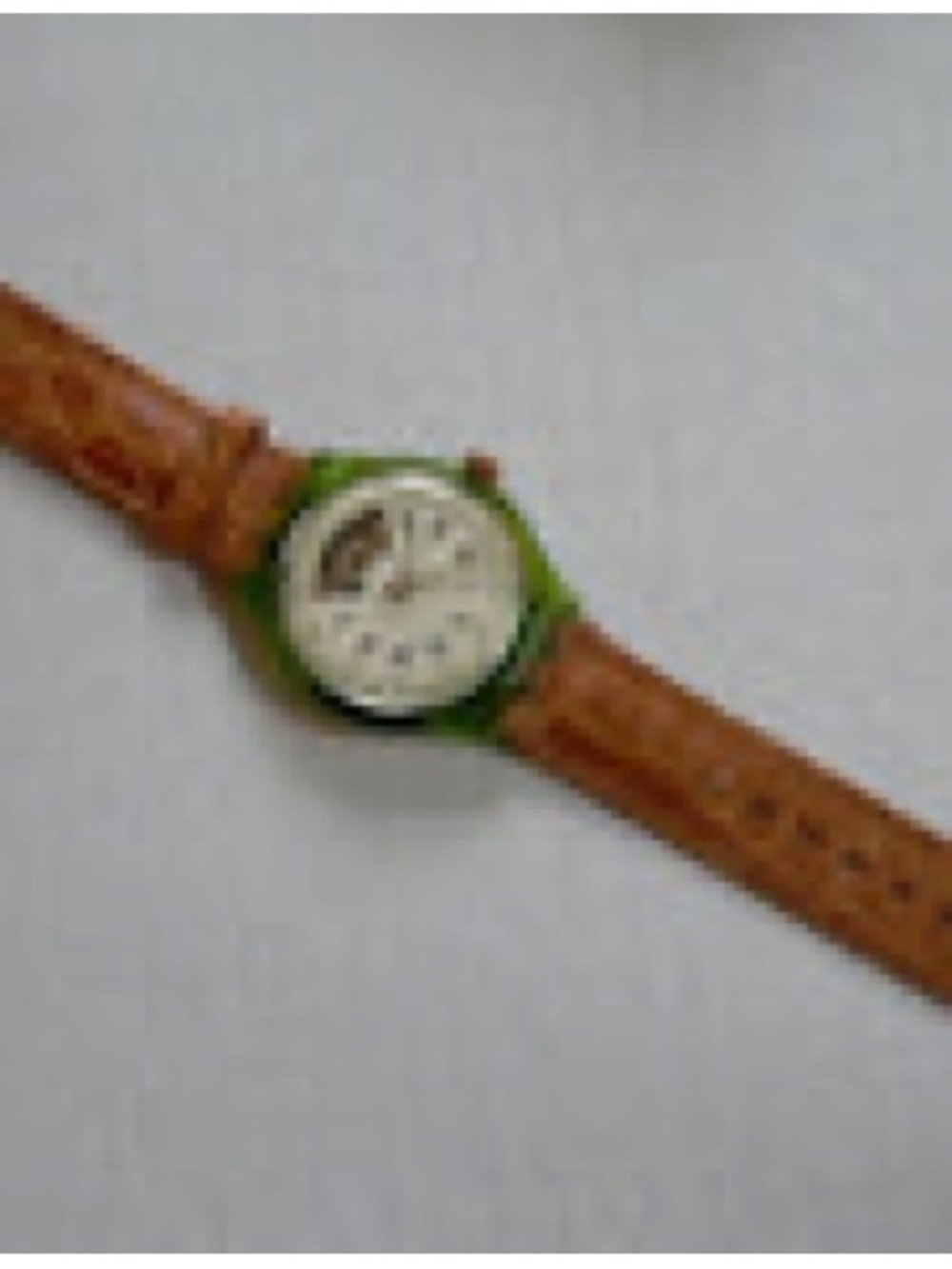 Swatch Green Transparent Case Watch with Roman Numeral Dial - Picture 2 of 3